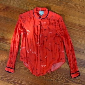 Anthropologie City Love Blouse
